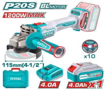 Cordless angle grinder
