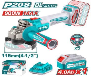 Cordless angle grinder