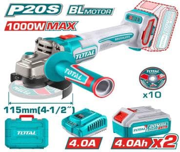 Cordless angle grinder