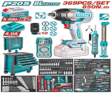 Coffre à outils 369 pièces